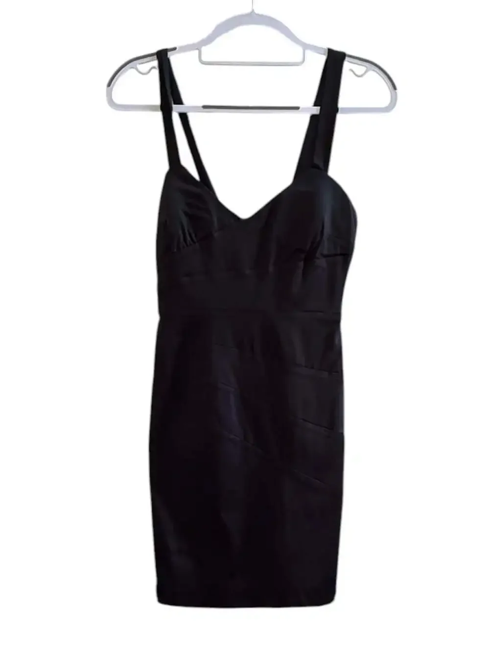 Issue Black Sweetheart Neckline Bodycon Mini Dress